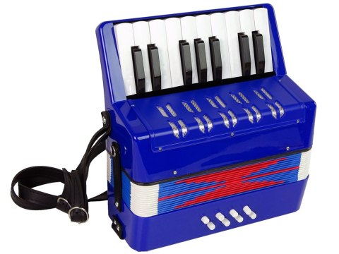 LEAN Toys Akordeon Instrument Muzyczny Dla Dzieci Muzyka Niebieski