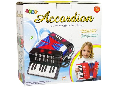 LEAN Toys Akordeon Instrument Muzyczny Dla Dzieci Muzyka Niebieski