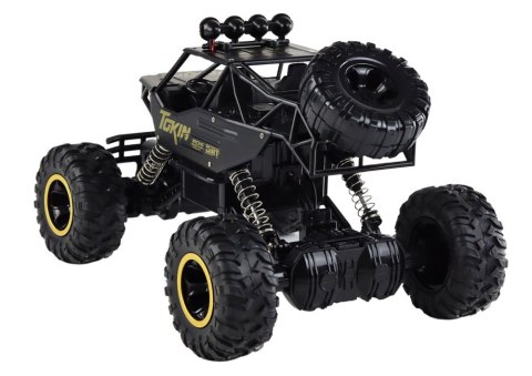 LEAN Toys Auto Terenowe Zdalnie Sterowane RC 1:12 Czarne 4x4 2.4GHz