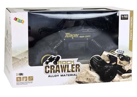 LEAN Toys Auto Terenowe Zdalnie Sterowane RC 1:12 Czarne 4x4 2.4GHz