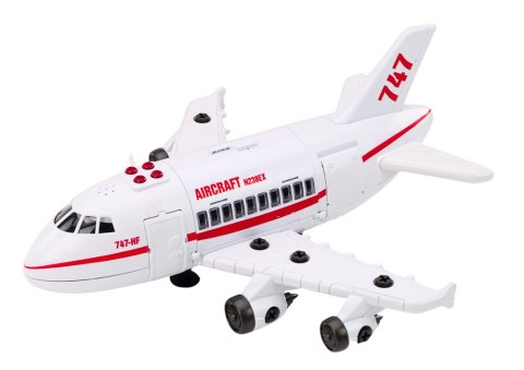 LEAN Toys Duży Samolot Pasażerski Do Montażu Narzędzia Światła Dźwięki