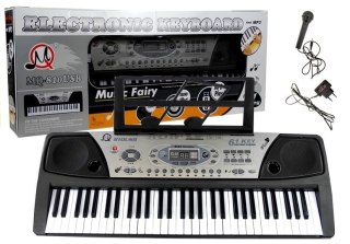 LEAN Toys Organy Keyboard + Mikrofon Zasilacz MQ-810 MP3