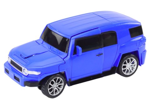 LEAN Toys Robot Auto 2w1 Akcesoria Broń Niebieski