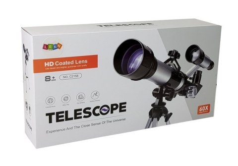LEAN Toys Teleskop Luneta Edukacyjny Astronomia Odkrywca 60x