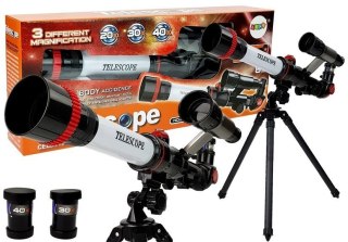 LEAN Toys Teleskop Naukowy Edukacyjny Astronomia 20x 30x 40x