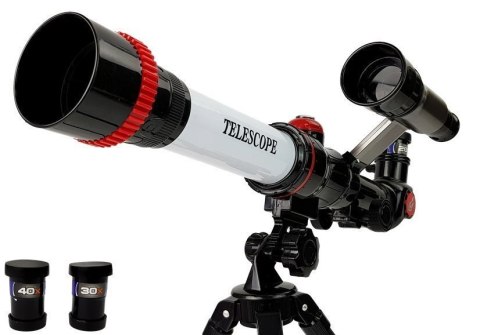LEAN Toys Teleskop Naukowy Edukacyjny Astronomia 20x 30x 40x
