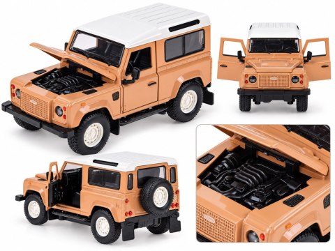 JOKOMISIADA AUTO metalowe Land Rover Defender 90 Works V8 Islay Edition 1:24 ZA6403