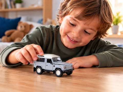 JOKOMISIADA AUTO metalowe Land Rover Defender 90 Works V8 Islay Edition 1:24 ZA6403