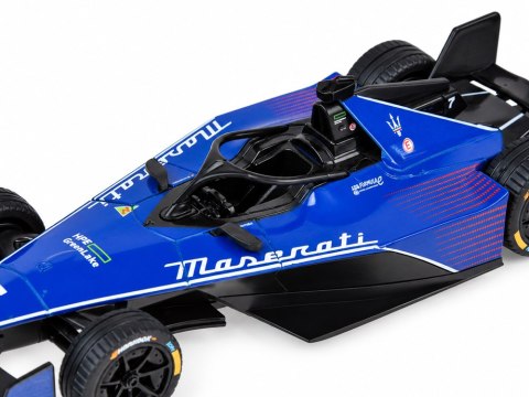JOKOMISIADA AUTO metalowe Maserati Tipo Folgore Formula E Gen3 1:24 ZA6398