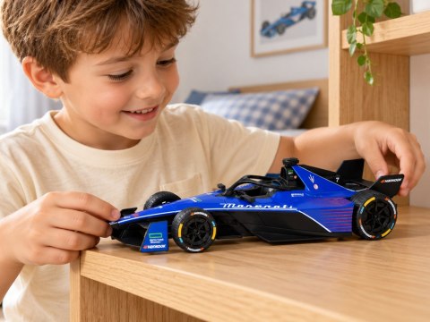 JOKOMISIADA AUTO metalowe Maserati Tipo Folgore Formula E Gen3 1:24 ZA6398