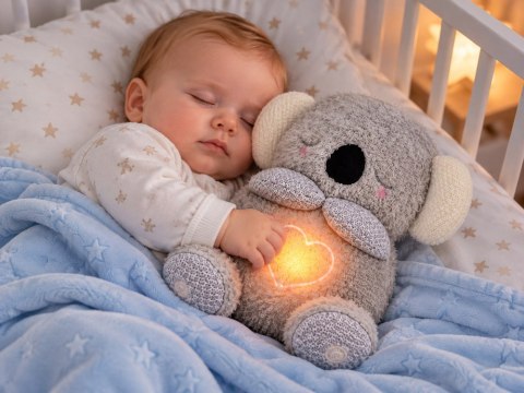 JOKOMISIADA Interaktywna KOALA pluszak z unoszącym się brzuszkiem Światło+dźwięk ZA6363