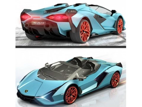 JOKOMISIADA Licencjonowane auto Lamborghini Sián dł.41cm Zdalnie sterowane 1:12 RC0659