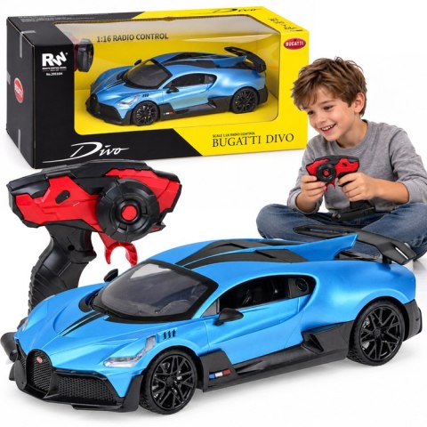 JOKOMISIADA Samochód zdalnie sterowany Licencjonowane Bugatti Divo 1:16 RC0798