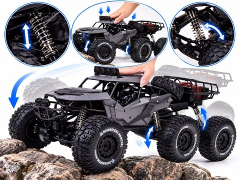 JOKOMISIADA Samochód zdalnie sterowany TERENOWY napęd 6x4 Rock Crawler UTV Buggy RC0800