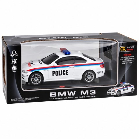 LEAN Toys Auto Zdalnie Sterowane Policja 1:18 R/C