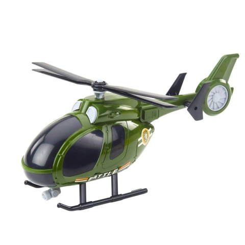 LEAN Toys Ciężarówka Laweta Militarna Wojskowa Czołg Helikopter Światła Dźwięki