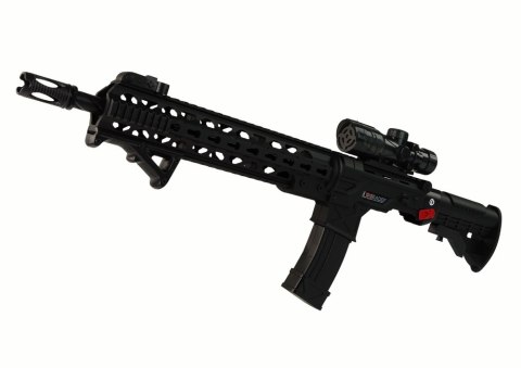 LEAN Toys Karabin Pistolet na Kulki Wodne Akcesoria Czarny