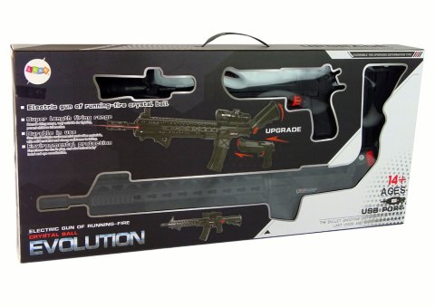 LEAN Toys Karabin Pistolet na Kulki Wodne Akcesoria Czarny