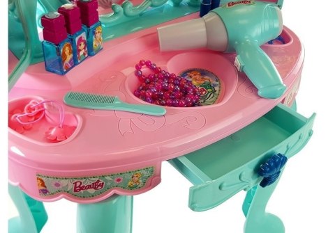 LEAN Toys Toaletka Zestaw Piękności z Lusterkiem Światła