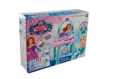 LEAN Toys Toaletka Zestaw Piękności z Lusterkiem Światła