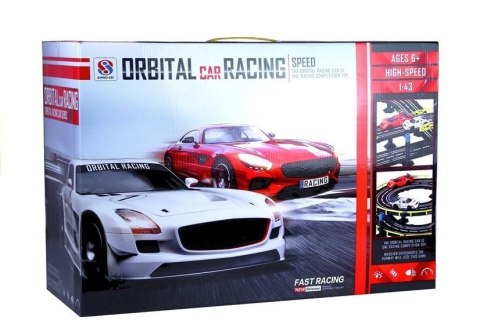 LEAN Toys Tor Wyścigowy 2 Autka Kontrolery Slot Cars 1:43