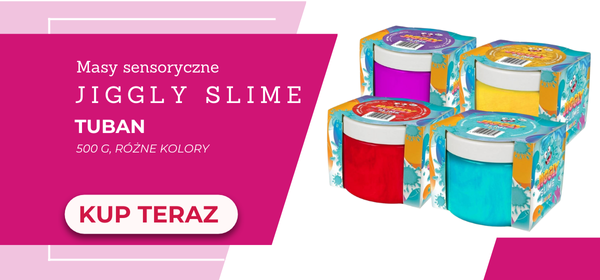 Masy sensoryczne dla dzieci - Gotowe slime do kupienia - Tuban