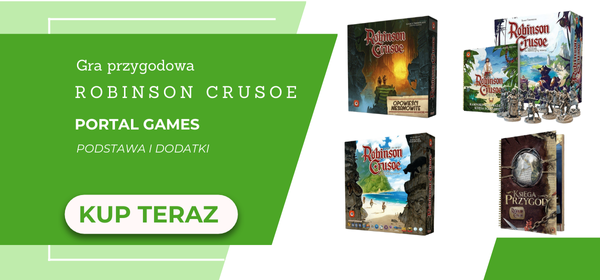 Robinson Crusoe - gra planszowa Portal Games - podstawa i dodatki