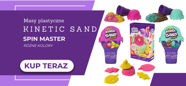 Piasek kinetyczny Kinetic Sand - kolorowy piasek do zabawy w domu