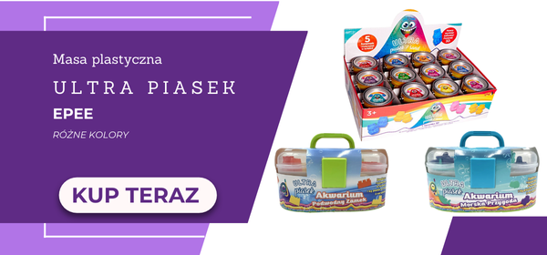 Ultra piasek Epee - kolorowy piasek do zabawy w domu