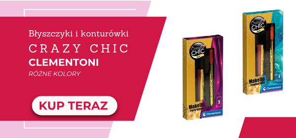 Błyszczyki i konturówki Crazy Chic Clementoni